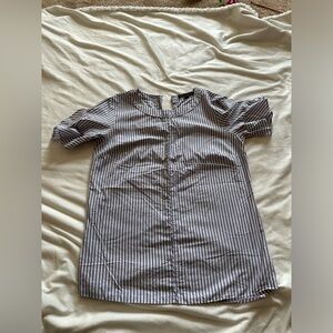 Banana Republic stripe ruffle sleeve top size Xsmall